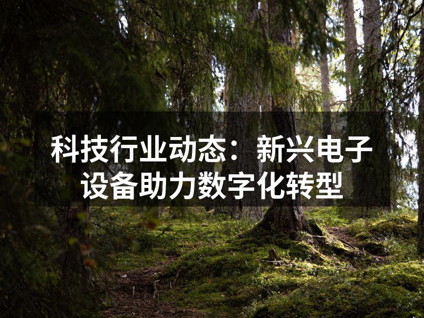 科技行业动态：新兴电子设备助力数字化转型